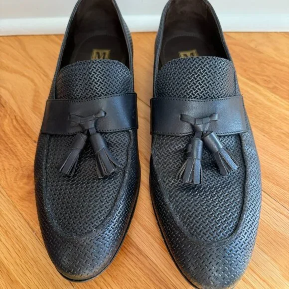 Men\'s Shoes, Bruno Magli, Bemar Tassle Loafer, Size 8 Bruno Magli Raging Leather Side-Bit Loafer – AmbrogioShoes main image 3